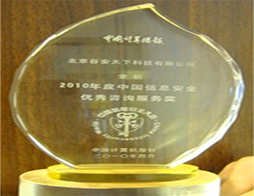 2010年优秀咨询服务奖